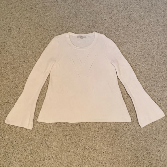 NICE Loft Sweater
Cream/White (Size M)
Oversized with beautiful details - Picture 1 of 6